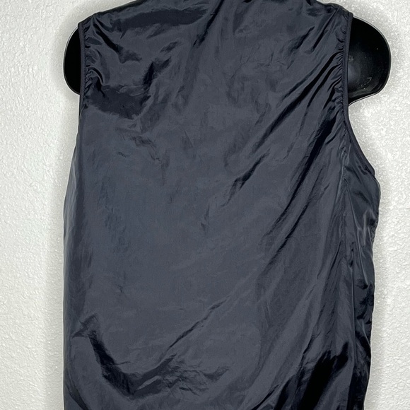 Basic Editions Reversible Blue Fleece /BlackVest Sz Med - Picture 4 of 11